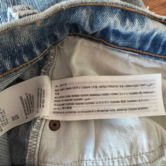 Abercrombie & Fitch Womens Curve Love Ultra High Rise 90s Straight Jean Size 26 - Picture 8 of 10